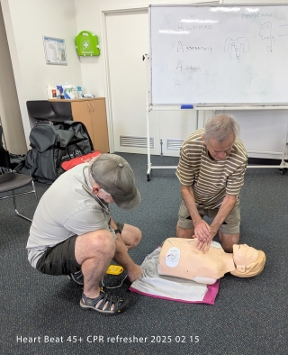 Heart Beat 45+ CPR refresher